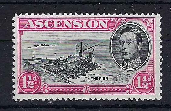 Image of Ascension SG 40fa UMM British Commonwealth Stamp